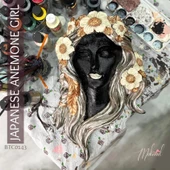 Japon anemon kızı (anemon duvar vazosu, dalgalı çiçek saçları) Mukemel tasarımları thumbnail 1