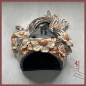 Japon anemon kızı (anemon duvar vazosu, dalgalı çiçek saçları) Mukemel tasarımları thumbnail 7