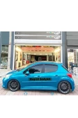 OTOBDY peugeot 207 yan marşpiyel takımı - PLASTİK Uyumlu thumbnail 1