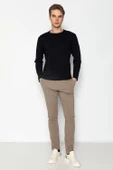 Unisex Bisiklet Yaka Teknolojik İpeksi Pamuk Kumaş Sweatshirts - 2