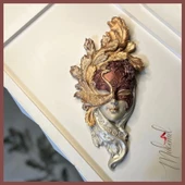 Venedik Maskesi Duvara Asma Tasarımı ( Maskeli Balo Havası, Sanatsal Tasarım ) Tasarımları - 4