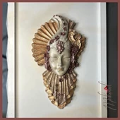 Venedik Maskesi Duvara Asma Tasarımı ( Maskeli Balo Havası, Sanatsal Tasarım ) Tasarımları - 6