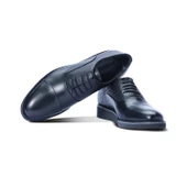 Erkek Hakiki Deri Siyah Günlük Ayakkabı - 4