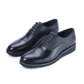 Erkek Hakiki Deri Siyah Günlük Ayakkabı - 2