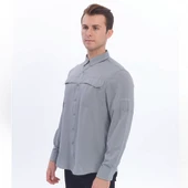 FreeCamp Novella Erkek Gömlek-GRİ thumbnail 5