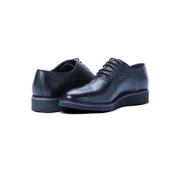 Erkek Hakiki Deri Siyah Günlük Ayakkabı - 8