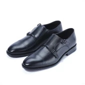 Erkek Hakiki Deri klasik Siyah Ayakkabı - 2