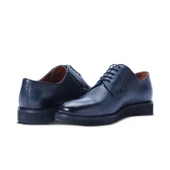 Erkek Hakiki Deri Lacivert Günlük Ayakkabı - 7