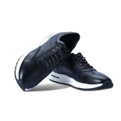 Erkek Hakiki Deri Siyah Spor Ayakkabı - 4