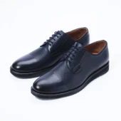 Erkek Hakiki Deri Lacivert Günlük Ayakkabı - 3