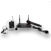 Pawer PW-U150A (EY) Kablosuz UHF Mikrofon Seti: El, Yaka ve Kafa Mikrofonu - 2