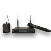 Pawer PW-U150A (EY) Kablosuz UHF Mikrofon Seti: El, Yaka ve Kafa Mikrofonu - 1
