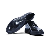 Erkek Hakiki Açma Deri Siyah Günlük Loafer Ayakkabı - 4