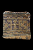 - Art Deco Bohem Halı El Dokuması Vintage Kırlent Minder 30x30cm [023] - 3