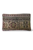 -Açılış Özel Fiyat Art Deco Bohem Halı El Dokuması Vintage Kırlent Minder 30x50cm [1] thumbnail 1