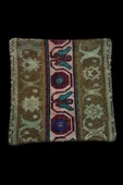 - Art Deco Bohem Halı El Dokuması Vintage Kırlent Minder 40x40cm (0154) - 1