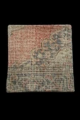 Art Deco Eskitme El Dokuması Vintage Halı Kilim Kırlent Minder Kılıfı 40x40cm - 2