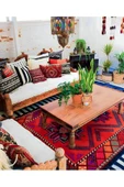 -açılış Özel Fiyat Art Deco Bohem Halı El Dokuması Vintage Kırlent Minder 30x90cm [24] - 7