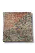 Art Deco Eskitme El Dokuması Vintage Halı Kilim Kırlent Minder Kılıfı 40x40cm - 1