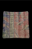 - Art Deco Bohem Halı El Dokuması Vintage Kırlent Minder 40x40cm (0152) - 1
