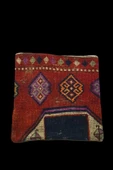 Şok Fiyat ! Açılışa Özel %50 Off ! Art Deco El Dokuması Halı Vintage Kırlent Minder 40x40cm (0143) - 1