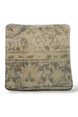 - Art Deco Bohem Halı El Dokuması Vintage Kırlent Minder 40x40cm (0163) thumbnail 2