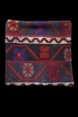- Art Deco Bohem Halı El Dokuması Vintage Kırlent Minder 40x40cm (0105) - 1