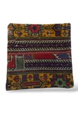 Bohem Halı El Dokuması Vintage Kırlent Minder 40x40cm 433 - 1