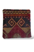 - Açılış Özel Fiyat Art Deco Bohem Halı El Dokuması Vintage Kırlent Minder 40x40cm 403 - 1