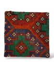 - Açılış Özel Fiyat Art Deco Bohem Halı El Dokuması Vintage Kırlent Minder 50x50cm [8] thumbnail 1
