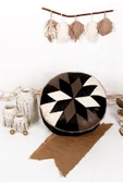 Şok Fiyat Açılışa Özel %50 Off! Art Deco El Yapımı Hakiki Deri Orijinal Bohem Ottoman Puf Minder60cm thumbnail 1