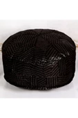 Dolgulu! Art Deco El Yapımı Hakiki Deri Orijinal Bohem Ottoman Puf Minder 60x30cm 'özel Seri' - 4