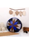 Şok Fiyat Açılışa Özel %50 Off! Art Deco El Yapımı Hakiki Deri Orijinal Bohem Ottoman Puf Minder60cm thumbnail 5
