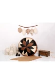 Şok Fiyat Açılışa Özel %50 Off! Art Deco El Yapımı Hakiki Deri Orijinal Bohem Ottoman Puf Minder60cm - 4