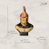 Spartacus (gladyatör büstü, kahraman figürü, lider heykeli, dekoratif savaşçı) Mukemel tasarımları - 2