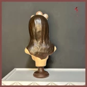 Şeker kafatası Catrina ( büstü heykeli, güçlü kadın figürü, dekoratif sanatlar ) Mukemel tasarımları thumbnail 6