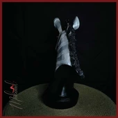 Köpüklü zebra (zebra heykeli, vahşi yaratık, simli desen, dekorasyon heykeli) Mukemel tasarımları - 6
