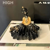 Yüksek ( iskelet heykel, el figürü, el yapımı tabak, dekoratif küllük ) Mukemel tasarımları - 1