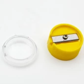 Ark Mercekli Plastik Yuvarlak Kalemtıraş 12 Adet Kod:547 thumbnail 6