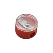 Ark Mercekli Plastik Yuvarlak Kalemtıraş 12 Adet Kod:547 thumbnail 2