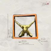 Düşünce tuzağı (sanatsal temsil, aşırı düşünen heykel, mücadele figürü) Mukemel tasarımları thumbnail 2