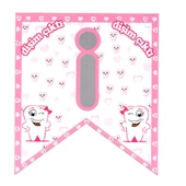 Dişim Çıktı Banner - Pembe - 2