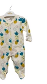 uğurböceğiçocuk Aziz Bebe 6921 Ananas Baskılı Patikli Tulum 6921 - 7