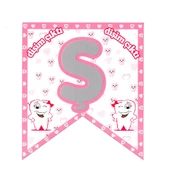 Dişim Çıktı Banner - Pembe - 3