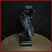 Gökyüzünde süzülen (kartal büstü, gök yaratığı, tüy işi, el yapımı) Mukemel tasarımları thumbnail 4