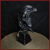 Gökyüzünde süzülen (kartal büstü, gök yaratığı, tüy işi, el yapımı) Mukemel tasarımları thumbnail 3