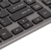 Lenovo Tab M9 ZAC40070TR 9" Uyumlu Kablosuz Bluetooth Şarj Edilebilir Sessiz Klavye Mouse Seti thumbnail 8