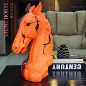 Taş At (benzersiz Yaratık, Iç Dekor, El Yapımı, Akik Ve Jasper Heykeli) Tasarımları thumbnail 2