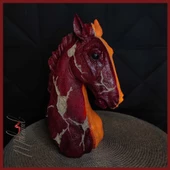 Taş At (benzersiz Yaratık, Iç Dekor, El Yapımı, Akik Ve Jasper Heykeli) Tasarımları thumbnail 6