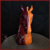 Taş At (benzersiz Yaratık, Iç Dekor, El Yapımı, Akik Ve Jasper Heykeli) Tasarımları thumbnail 5